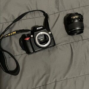 Nikon Black DSLR Camera Body with Lens